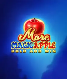 Discover the spellbinding allure of More Magic Apple Hold and Win Slot by 3 Oaks Gaming, showcasing a luminous red apple against a deep blue background. This graphic conveys the enchanting theme with a touch of mystery. Perfect for fans of fantasy, the vibrant visuals and enticing design make this slot stand out. 